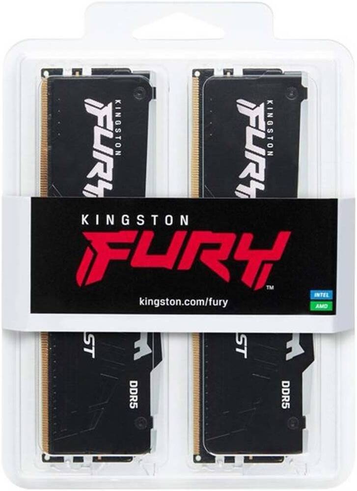 KINGSTON FURY DDR5 8X2 16GB RAM BLACK W/O RGB