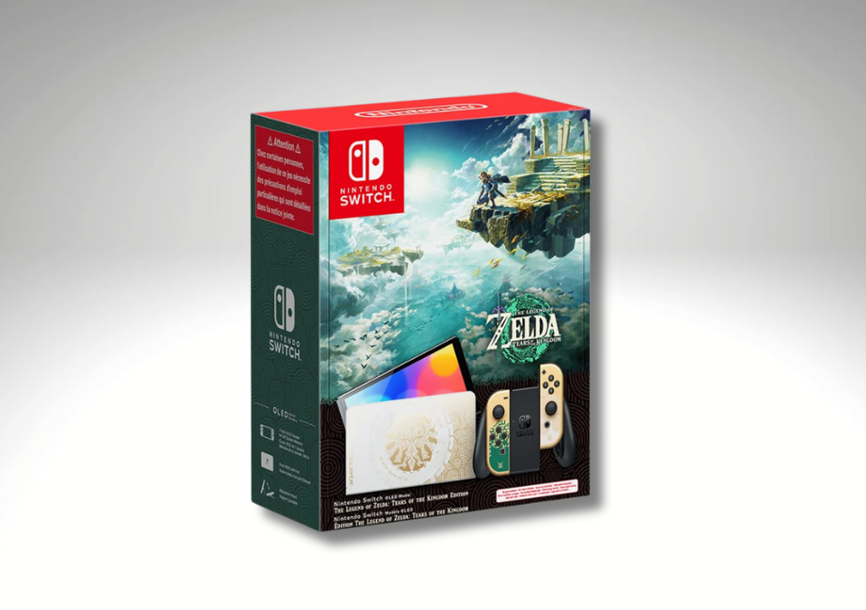 NINTENDO SWITCH OLED ZELDA TEARS OF THE KINGDOM EDITION