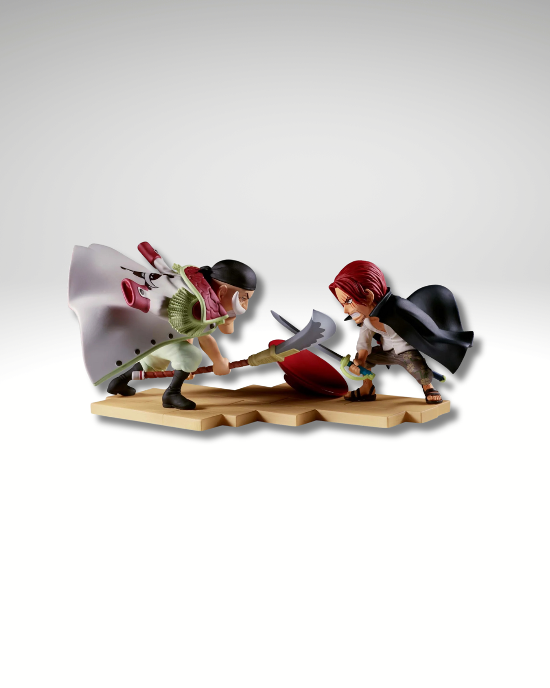 ONE PIECE EDWARD.NEWGATE VS SHANKS FIGURE