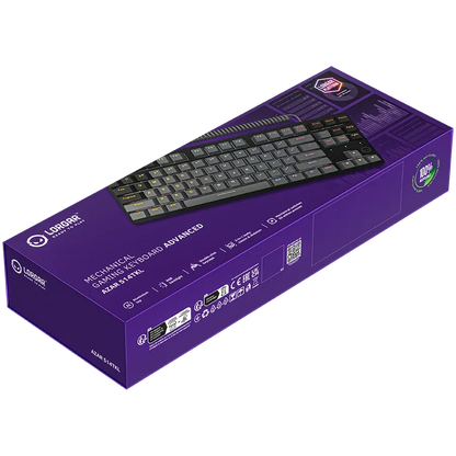 LORGAR MECHANICAL GAMING KEYBOARD ADVANCED AZAR 514 BLACK