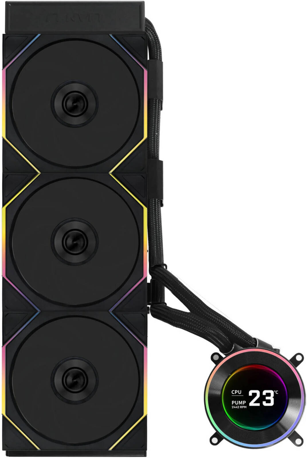 LIAN LI HYDROSHIFT LCD-C 360TL COOLER BLACK