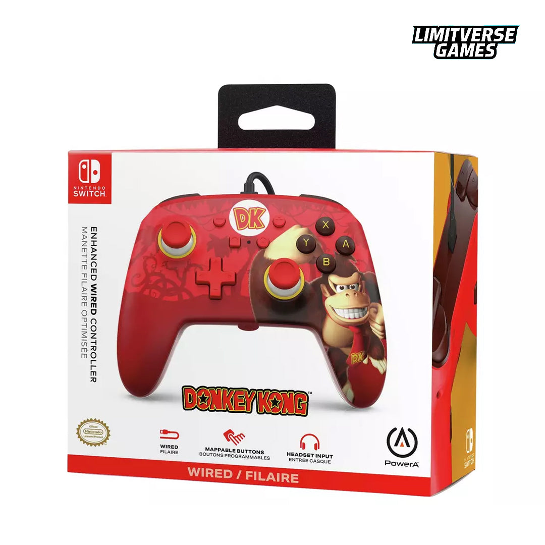 PowerA Enhanced Nintendo Switch Wired Controller Donkey Kong Flex