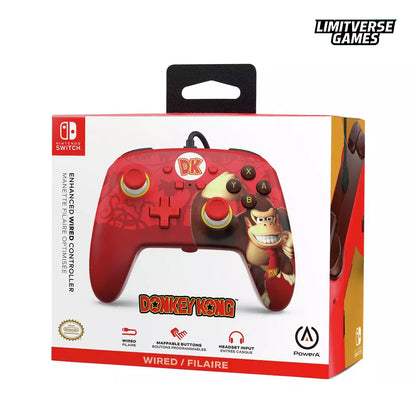 PowerA Enhanced Nintendo Switch Wired Controller Donkey Kong Flex