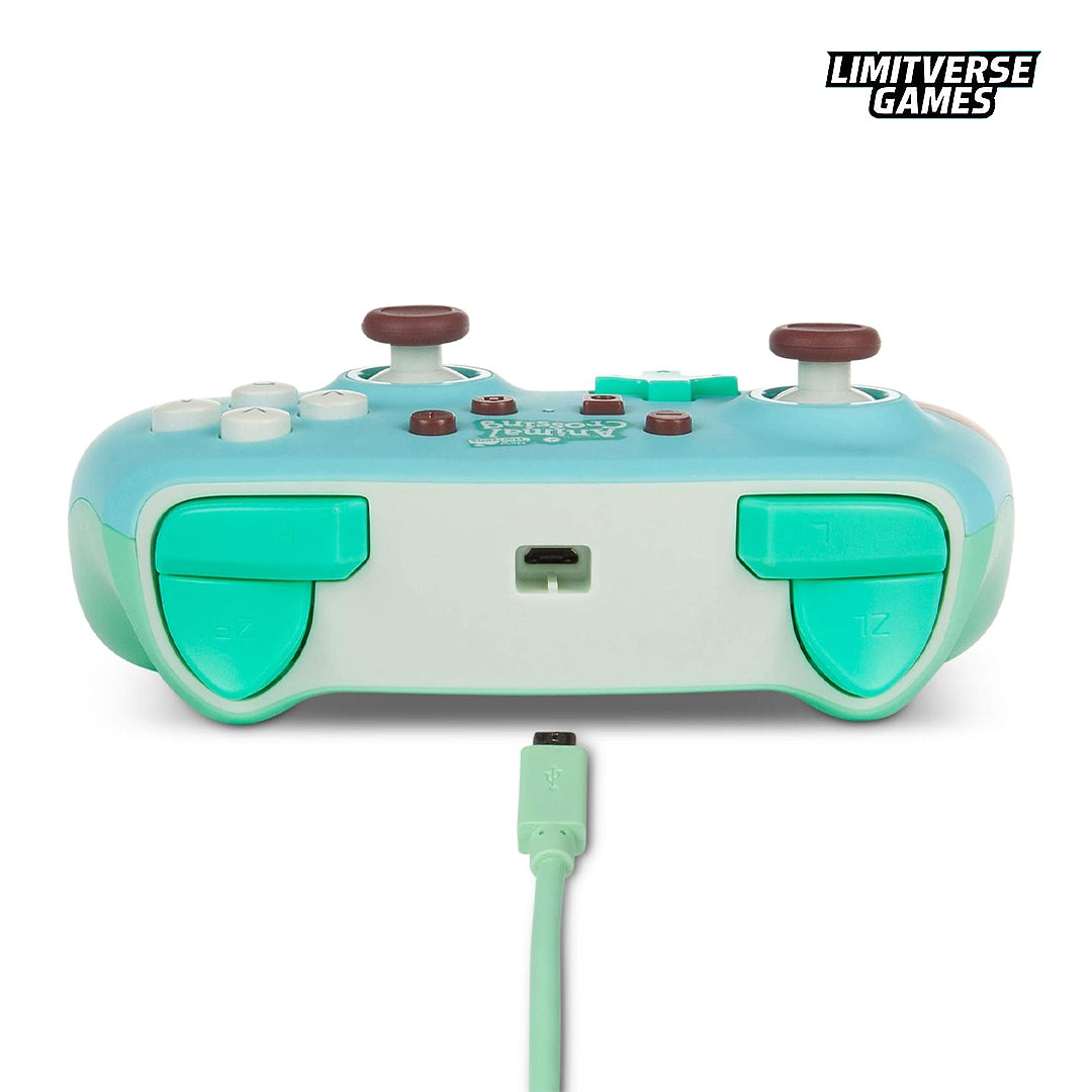 PowerA Enhanced Nintendo Switch Wired Controller Animal Crossing Tom Nook