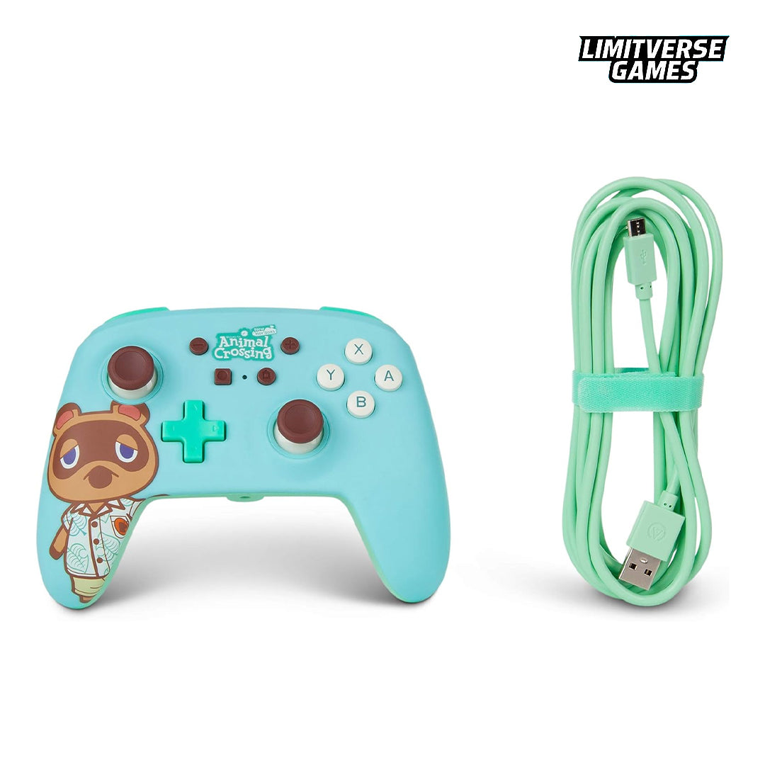PowerA Enhanced Nintendo Switch Wired Controller Animal Crossing Tom Nook