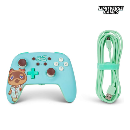 PowerA Enhanced Nintendo Switch Wired Controller Animal Crossing Tom Nook