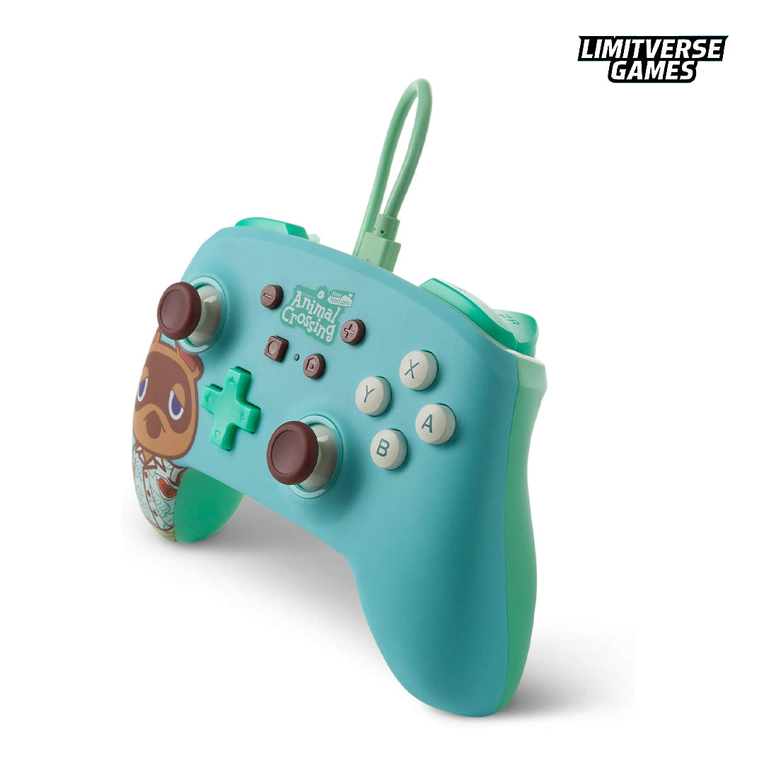 PowerA Enhanced Nintendo Switch Wired Controller Animal Crossing Tom Nook
