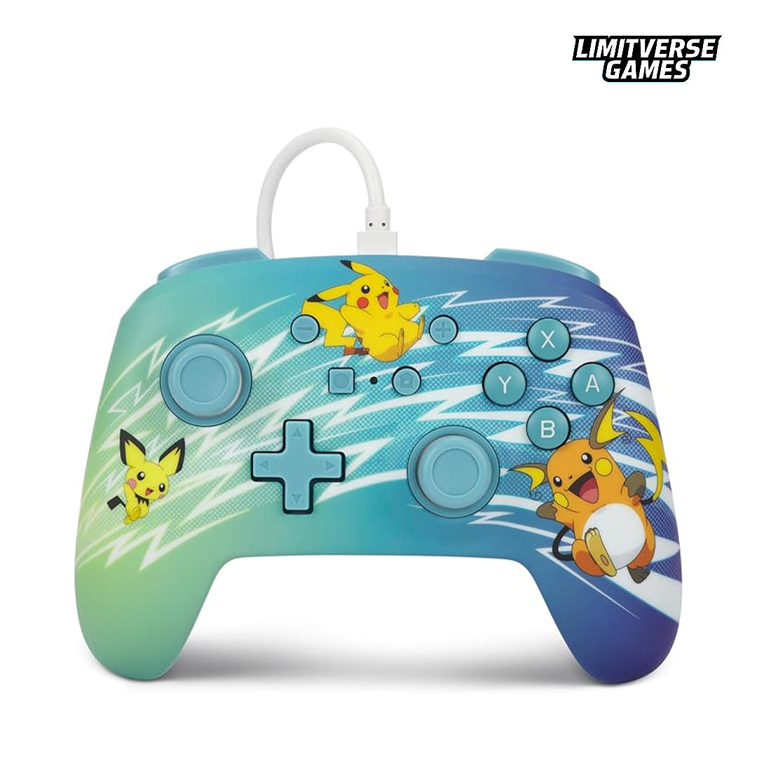 PowerA Enhanced Nintendo Switch Wired Controller Pikachu Evolution