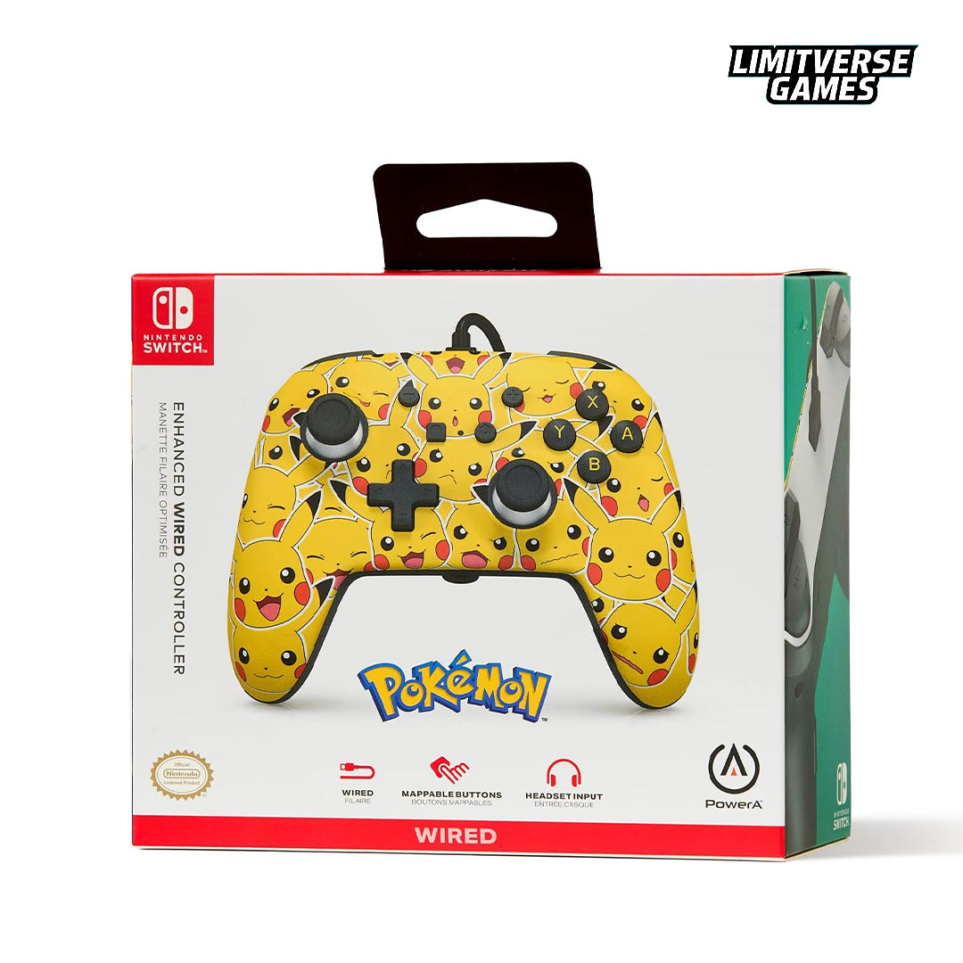PowerA Enhanced Wired Controller Pikachu Moods Wired