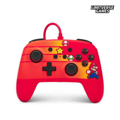 PowerA Enhanced Nintendo Switch Wired Controller Speedster Mario