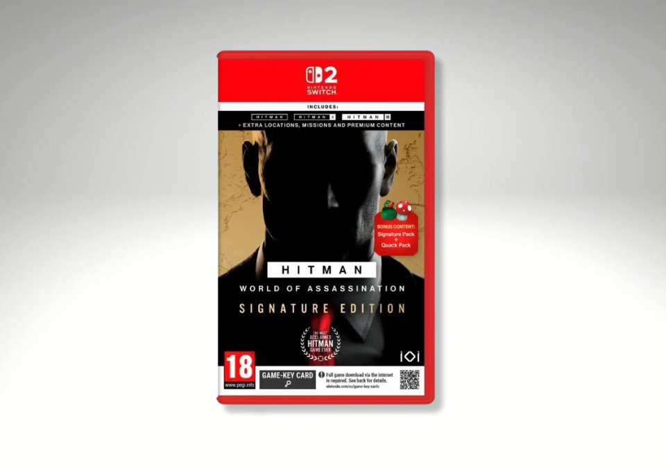 HITMAN WORLD OF ASSASSINATION SIGNATURE EDITION NINTENDO SWITCH 2