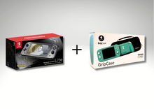 NINTENDO SWITCH LITE DIALGA AND PALKIA EDITION + SKULL AND CO GRIP CASE BUNDLE