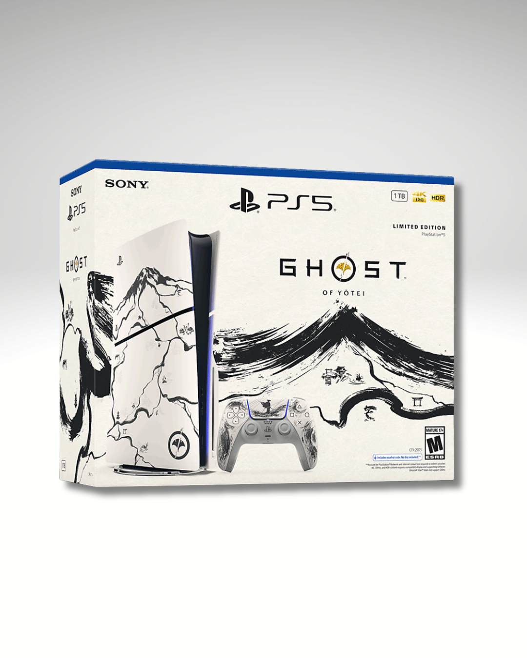 PLAYSTATION 5 SLIM 1TB GHOST OF YOTEI BLACK EDITION