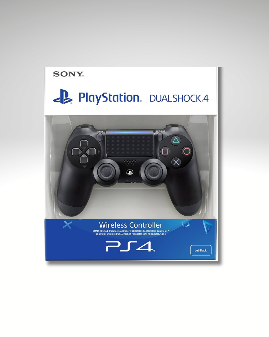 PLAYSTATION 4 DUALSHOCK BLACK CONTROLLER