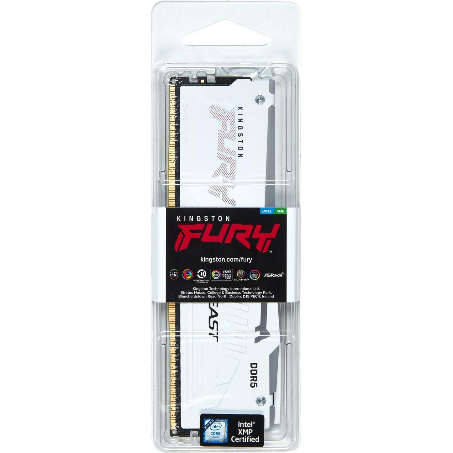 KINGSTON FURY DDR5 16GB RAM WHITE KF556C36BWEA