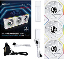 LIAN LI UNI FAN TL WIRELESS LCD 120 WHITE REVERSE 3 FAN
