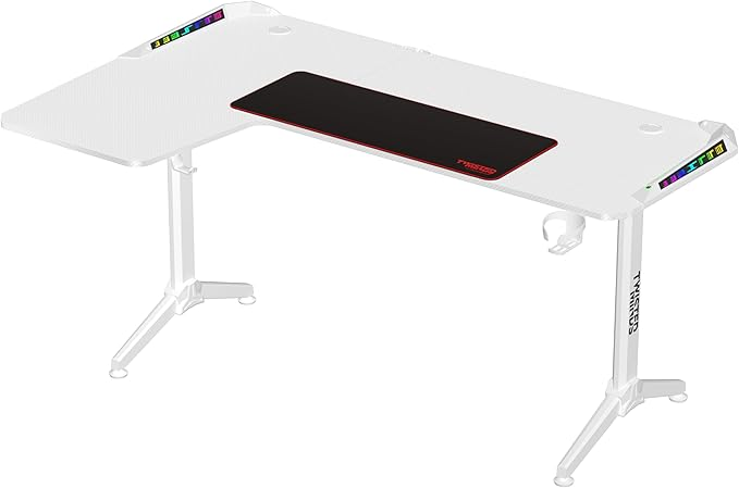 Twisted Minds WARRIOR L Shaped Gaming Desk Gaming Accessory