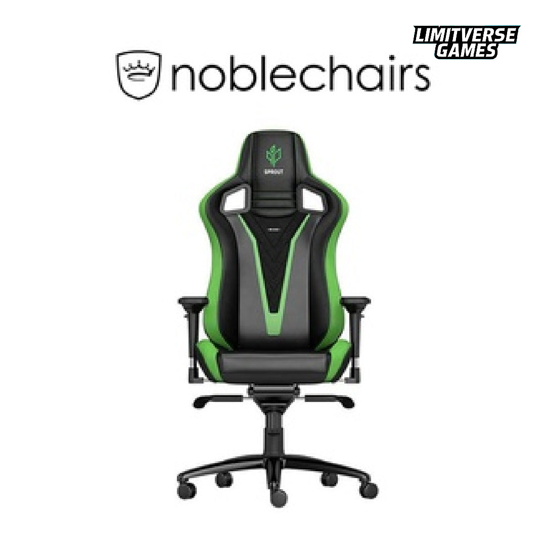 Noblechairs EPIC Gaming Chair - Sprout Edition - Black/Green